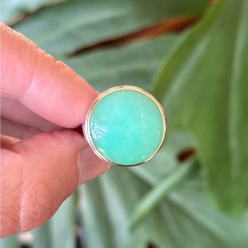 Jamie Joseph designer Ring - Chrysophase Statement Ring